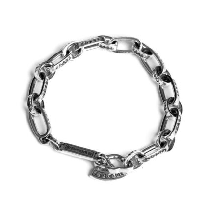 Inscribed Logo Chain Bracelet