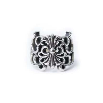 Butterfly Floral Cross Ring